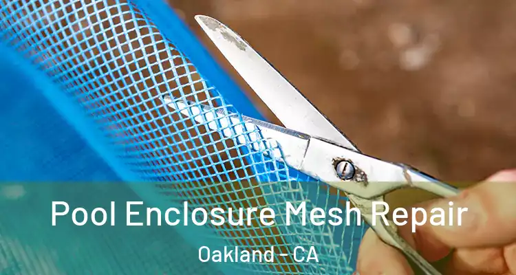  Pool Enclosure Mesh Repair Oakland - CA